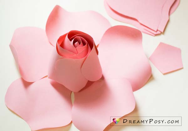 Tutorial To Make Giant Rose