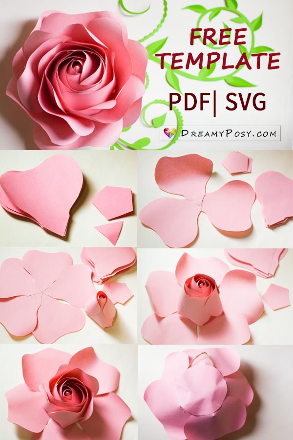 Tutorial To Make Giant Rose