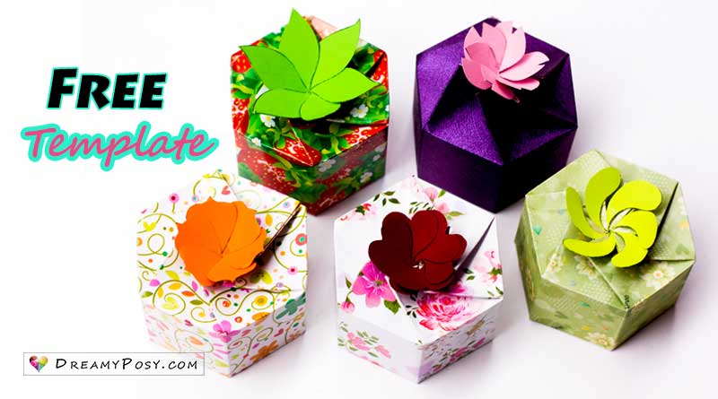 Personalized gift boxes, free template, gift box, diy gift box