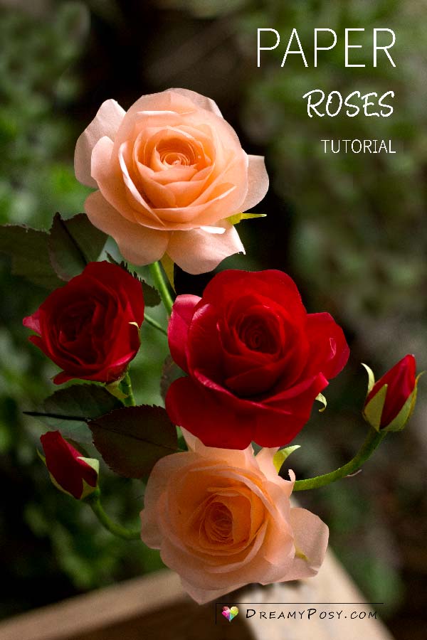 Tissue paper rose tutorial, with free template #paperrose #rosetutorial #rosemaking #paperflower #flowermaking #flowertemplate