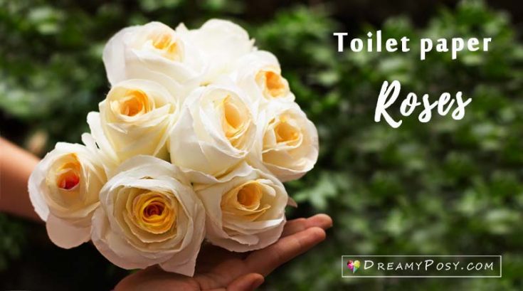 How to make a toilet paper rose ,so quick and realistic