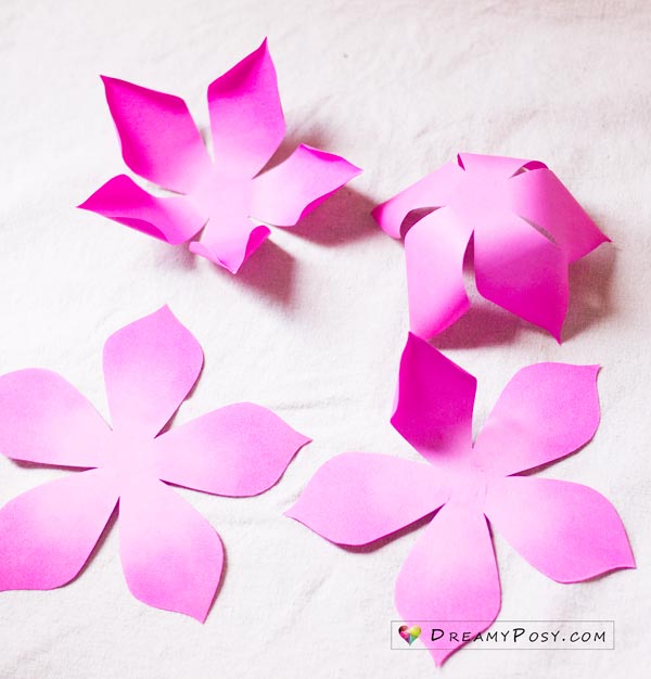 Lotus flower making with paper, free templates #paperflowers #flowertutorial #flowertemplate #freesvg