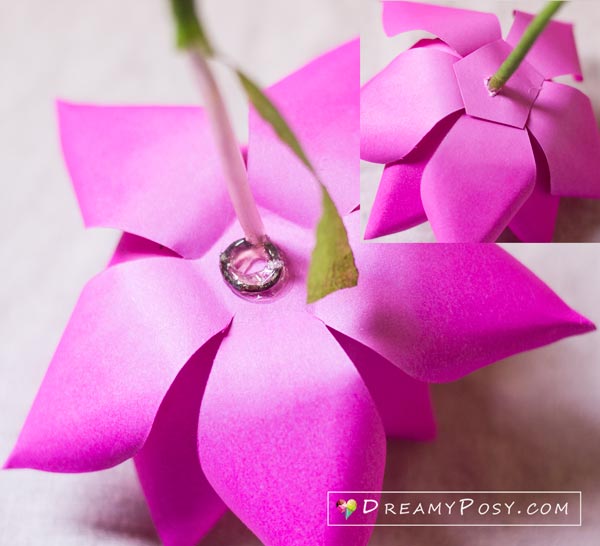 Lotus flower making with paper, free templates #paperflowers #flowertutorial #flowertemplate #freesvg