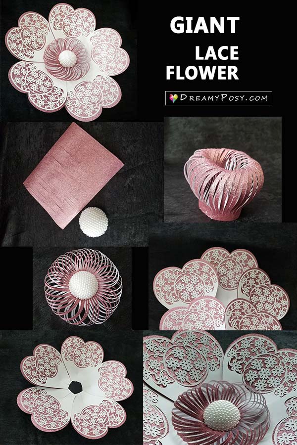 Giant paper flower tutorial