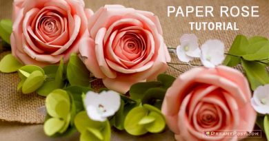 paper rose tutorial step by step