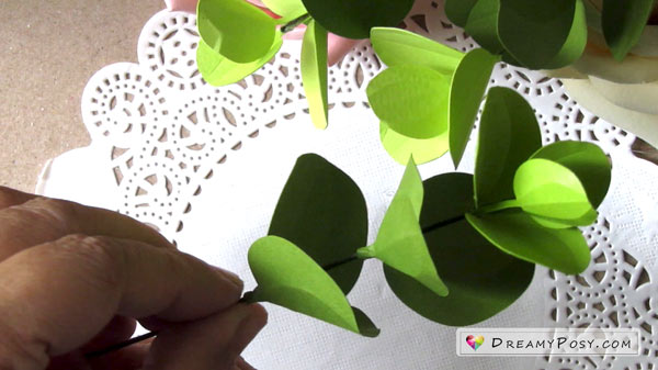 Paper leaf, How to make paper flower leaf