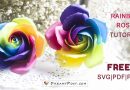 rainbow rose tutorial