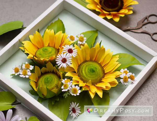 Paper flower tutorial and template