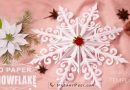 3d snowflake template