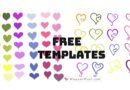 free heart shapes, free heart svg, free heart templates