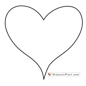 50+ free printable heart templates, JPEG and SVG, re-sizable.