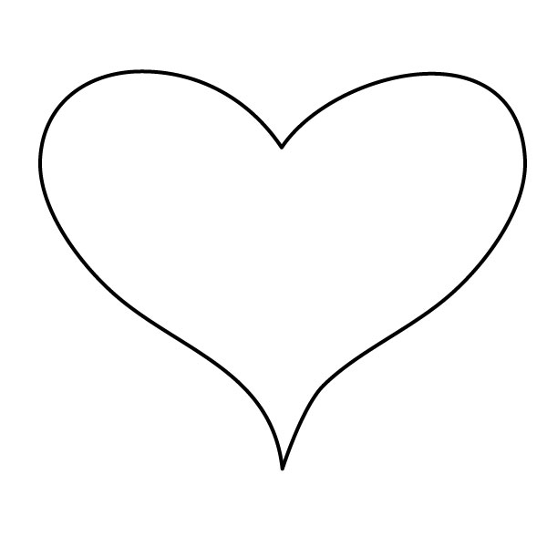 Free Heart Templates of Different Sizes: Free Printable