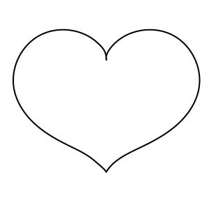 50+ free printable heart templates, JPEG and SVG, re-sizable.