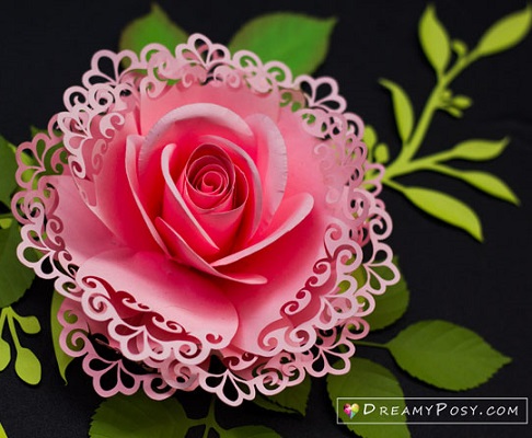 10+ tutorials to make paper rose, FREE templates, step by step