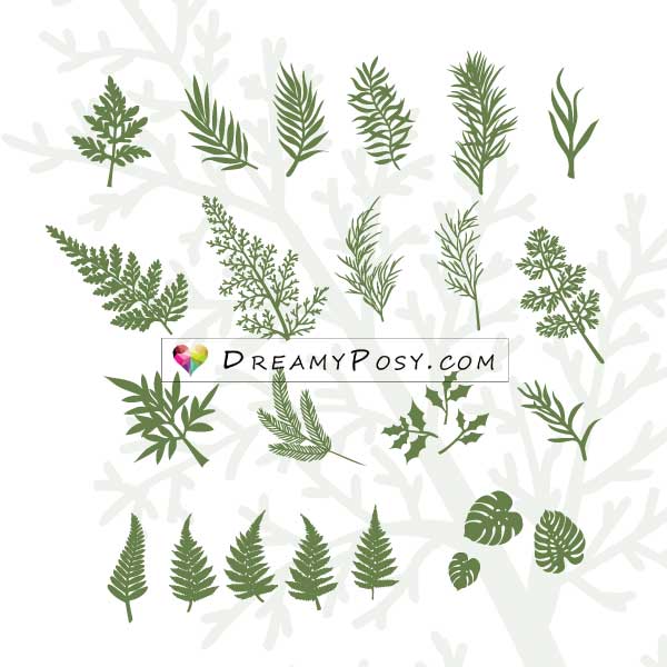 paper leaves templates