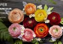 Cardstock Ranunculus flower tutorial