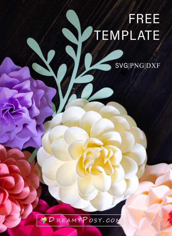 Free Paper Flower Templates Pdf Svg