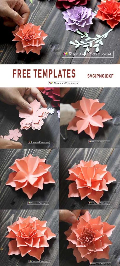 Miniature Flowers: DIGITAL DOWNLOAD DIY CRAFT PROJECT, SVG PDF TEMPLATES —  Amanda McGee Designs