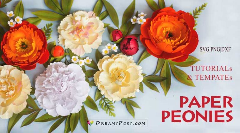 Tutorial Templates Free Paper roses | Free templates and tutorials