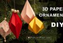 3d paper ornaments