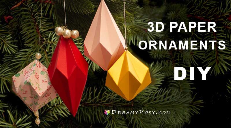 Easy 2D and 3D Cricut ornaments with free SVG templates