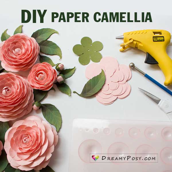 Camellia paper flower