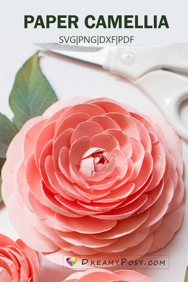 Camellia paper flower