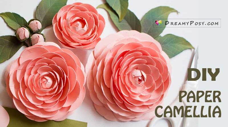 Paper Flower Camellia Tutorial 