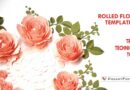 rolled flower templates svg