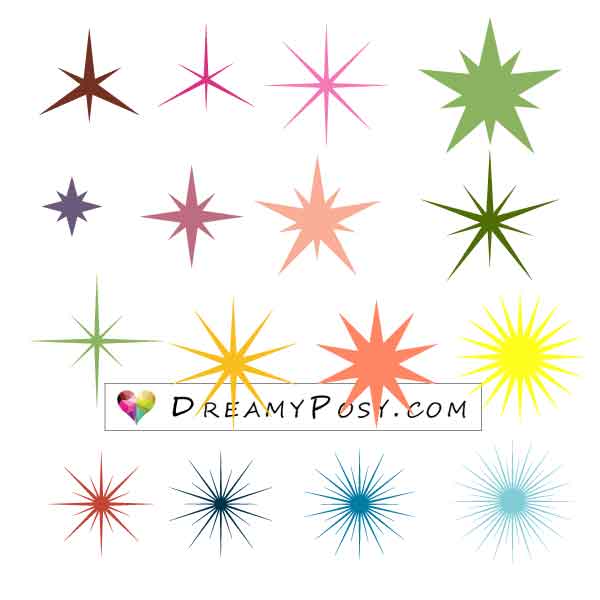 Free multi point star template, free star svg, free multi point star printables